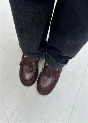Feather loafers Leather Ebony Phenumb 